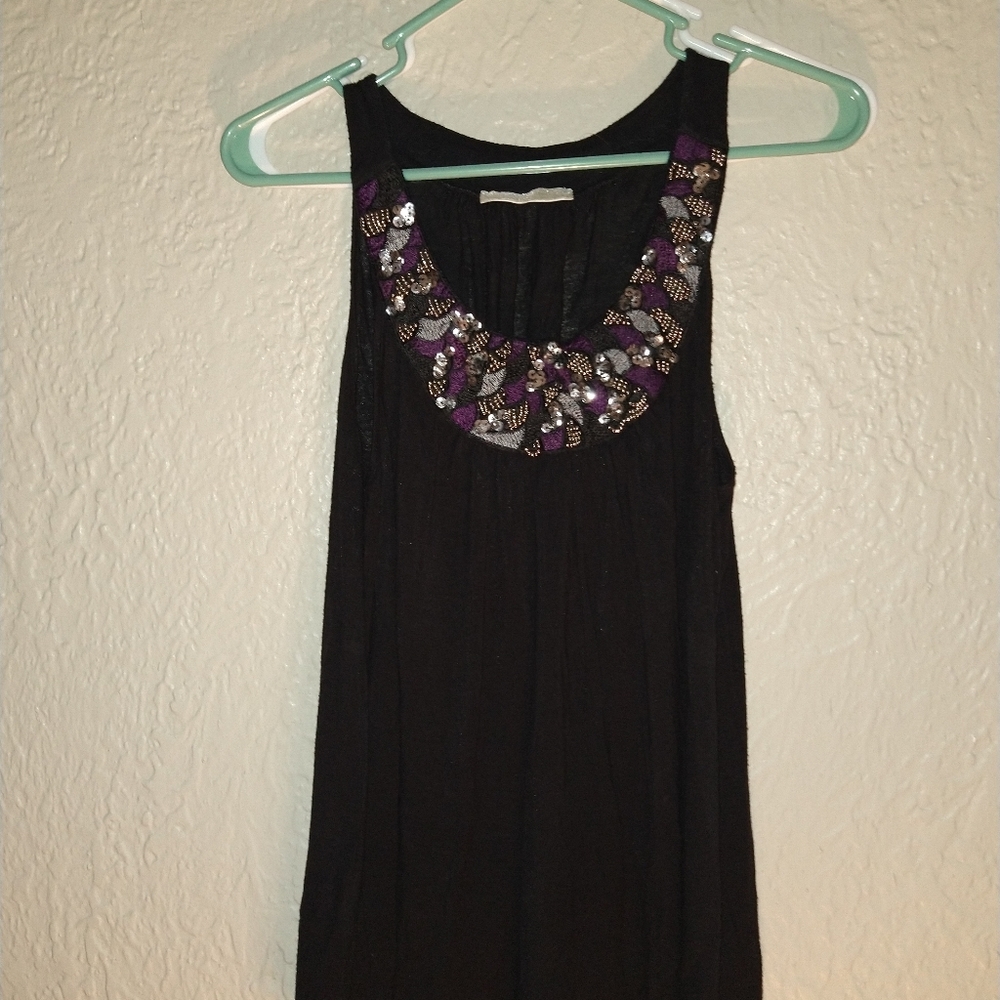 Black and purple silk shirt